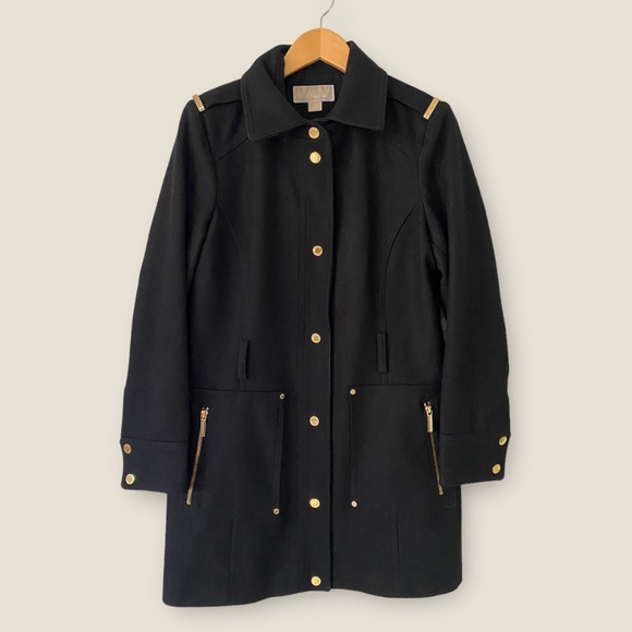 MICHAEL Michael Kors Jackets & Blazers - Michael Kors Black Wool Fall Jacket